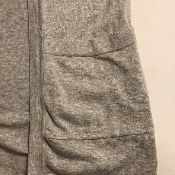 Long grey short sleeve sweater - Picture 4 of 4